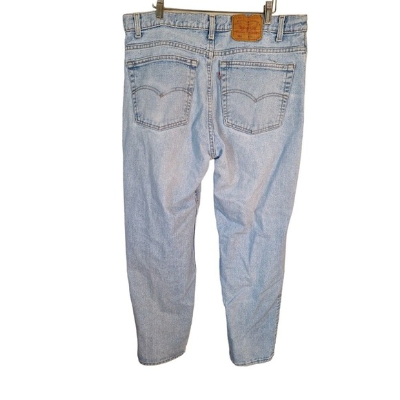 Vintage 80s/90s Levis 550 Relaxed Fit Light Wash Jeans Men Unisex Size 38X30 - Picture 6 of 11